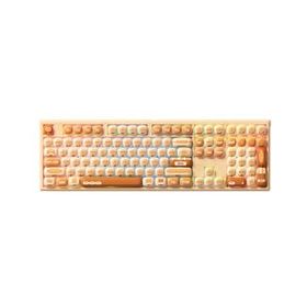 Akko Monsgeek MG108B Bun Wonderland Kahverengi RGB Kablosuz Hotswap Mekanik Gaming Klavye