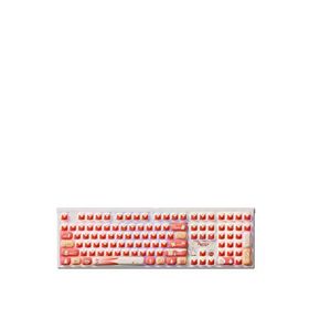 AKKO MONSGEEK MG108B Bunny Apple Kırmızı Beyaz RGB Kablosuz Hotswap Mekanik Gaming Klavye