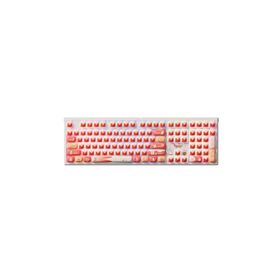 AKKO MONSGEEK MG108B Bunny Apple Kırmızı Beyaz RGB Kablosuz Hotswap Mekanik Gaming Klavye