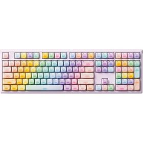 Akko Monsgeek MG108B Colorful Cats Pembe Mor RGB Kablosuz Hotswap Mekanik Gaming Klavye