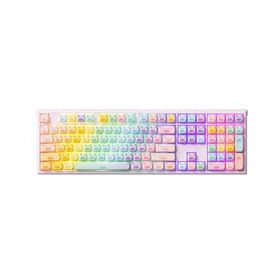 Akko Monsgeek MG108B Colorful Cats Pembe Mor RGB Kablosuz Hotswap Mekanik Gaming Klavye