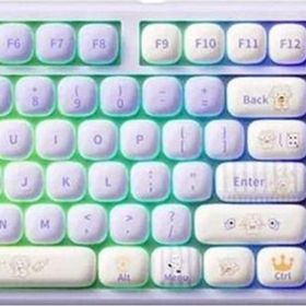 Akko Monsgeek MG108B Magic Lop Bunny RGB Kablosuz Hotswap Mekanik Gaming Klavye