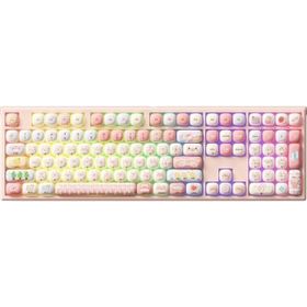 Akko Monsgeek MG108B Piggy Party Koyu Pembe RGB Kablosuz Hotswap Mekanik Gaming Klavye