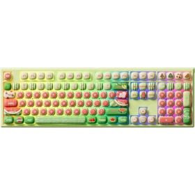 Akko Monsgeek MG108B Watermelon Yeşil Kırmızı RGB Kablosuz Hotswap Mekanik Gaming Klavye