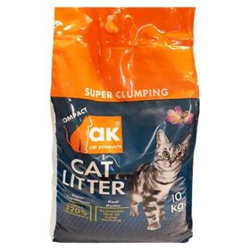 Akkum 10 kg İnce Taneli Lavantalı Topaklaşan Bentonit Kedi Kumu