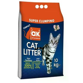 Akkum Baby Powder İnce Taneli Topaklaşan 10 kg Kedi Kumu