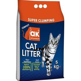Akkum Doğal İnce Taneli Marsilya 5 kg Kedi Kumu