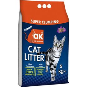 Akkum Lavanta Kokulu İnce Taneli 10 lt Kedi Kumu