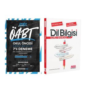 Aklımdavar 2 Kitap Öabt Okul Öncesi Öğretmenliği Deneme ve Akm Dil Bilgisi Soru Bankası Seti