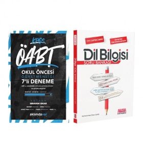 Aklımdavar 2 Kitap Öabt Okul Öncesi Öğretmenliği Deneme ve Akm Dil Bilgisi Soru Bankası Seti