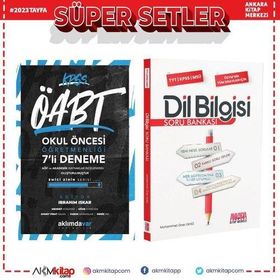 Aklımdavar 2 Kitap Öabt Okul Öncesi Öğretmenliği Deneme ve Akm Dil Bilgisi Soru Bankası Seti