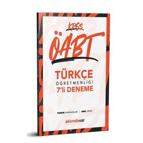 Aklımdavar Yayıncılık KPSS ÖABT Türkçe Öğretmenliği 7 Deneme