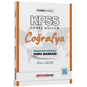 Aklımdavar Yayınları 2024 KPSS Kasırga Serisi Coğrafya Soru Bankası