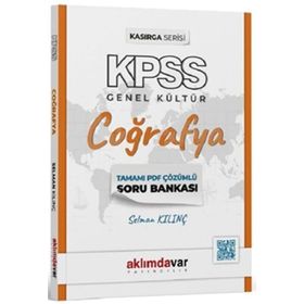 Aklımdavar Yayınları 2024 KPSS Kasırga Serisi Coğrafya Soru Bankası