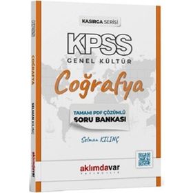 Aklımdavar Yayınları 2024 KPSS Kasırga Serisi Coğrafya Soru Bankası
