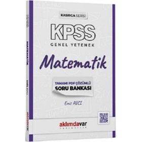 Aklımdavar Yayınları 2024 KPSS Kasırga Serisi Matematik Soru Bankası