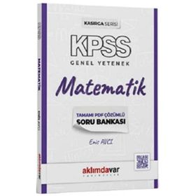 Aklımdavar Yayınları 2024 KPSS Kasırga Serisi Matematik Soru Bankası