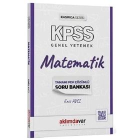 Aklımdavar Yayınları 2024 KPSS Kasırga Serisi Matematik Soru Bankası