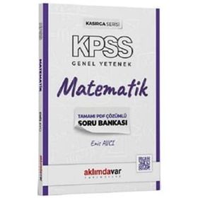 Aklımdavar Yayınları 2024 KPSS Kasırga Serisi Matematik Soru Bankası
