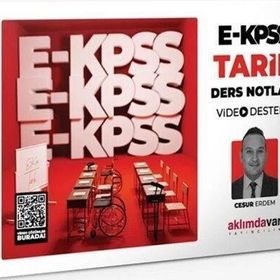 Aklımdavar Yayınları - EKPSS Tarih Video Destekli Ders Notları