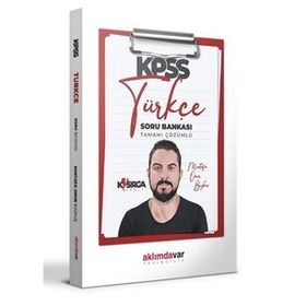 Aklımdavar Yayınları KPSS Genel Yetenek Kasırga Türkçe Tamamı Çözümlü Soru Bankası