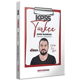 Aklımdavar Yayınları KPSS Genel Yetenek Kasırga Türkçe Tamamı Çözümlü Soru Bankası