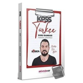 Aklımdavar Yayınları KPSS Genel Yetenek Kasırga Türkçe Tamamı Çözümlü Soru Bankası