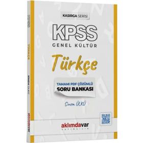 Aklımdavar Yayınları - KPSS Türkçe Kasırga PDF Çözümlü Soru Bankası