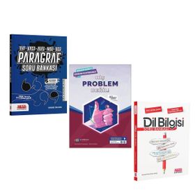 Akm Ankara Kitap Merkezi Dil Bilgisi Paragraf ve Antrenman Hiç Problem Değil Soru Bankası Seti 3 Kitap