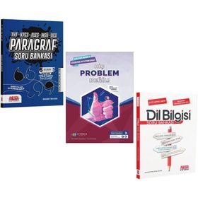 Akm Ankara Kitap Merkezi Dil Bilgisi Paragraf ve Antrenman Hiç Problem Değil Soru Bankası Seti 3 Kitap