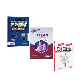 Akm Ankara Kitap Merkezi Dil Bilgisi Paragraf ve Antrenman Hiç Problem Değil Soru Bankası Seti 3 Kitap