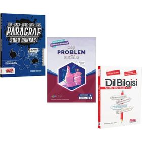 Akm Ankara Kitap Merkezi Dil Bilgisi Paragraf ve Antrenman Hiç Problem Değil Soru Bankası Seti 3 Kitap