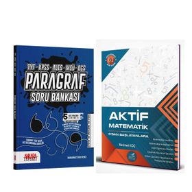 Akm Kitap Aktif Öğrenme TYT Aktif Matematik 0'dan Başlayanlara ve AKM Paragraf Soru Bankası Seti 2 Kitap