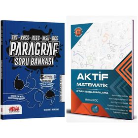 Akm Kitap Aktif Öğrenme TYT Aktif Matematik 0'dan Başlayanlara ve AKM Paragraf Soru Bankası Seti 2 Kitap