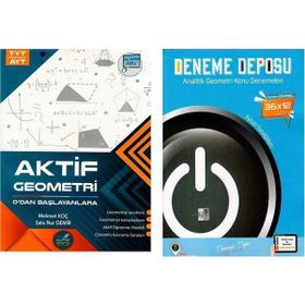 Akm Kitap - Aktif Öğrenme TYT AYT Geometri 0'dan Başlayanlara ve Deneme Deposu Analitik Geometri Konu Den Seti