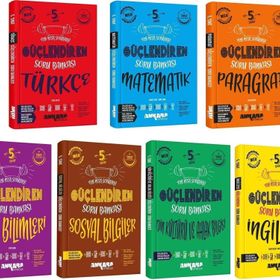 Akm Kitap Ankara Yayıncılık 5. Sınıf Soru Bankası Seti 7 Kitap
