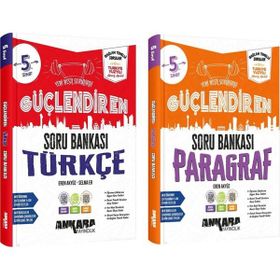 Akm Kitap Ankara Yayıncılık 5. Sınıf Türkçe ve Paragraf Soru Bankası Seti 2 Kitap