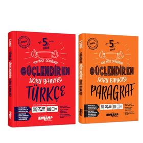 Akm Kitap Ankara Yayıncılık 5. Sınıf Türkçe ve Paragraf Soru Bankası Seti 2 Kitap