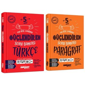 Akm Kitap Ankara Yayıncılık 5. Sınıf Türkçe ve Paragraf Soru Bankası Seti 2 Kitap