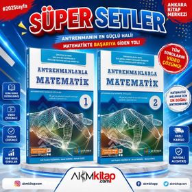 Akm Kitap - Antremanlarla Matematik 1 ve 2 Seti