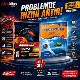 Akm Kitap - Apotemi Problemler ve Hız Renk Paragraf 2 Kitap Soru Bankası Seti