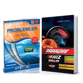 Akm Kitap - Apotemi Problemler ve Hız Renk Paragraf 2 Kitap Soru Bankası Seti