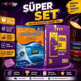 Akm Kitap Benim Hocam TYT Türkçe Video Ders Notları ve Apotemi Problemler Soru Bankası 2 Kitap Set
