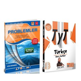 Akm Kitap Benim Hocam TYT Türkçe Video Ders Notları ve Apotemi Problemler Soru Bankası 2 Kitap Set