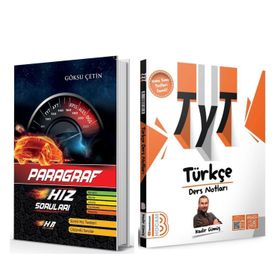 Akm Kitap Benim Hocam TYT Türkçe Video Ders Notları ve Hız Renk Paragraf Soru Bankası 2 Kitap Set