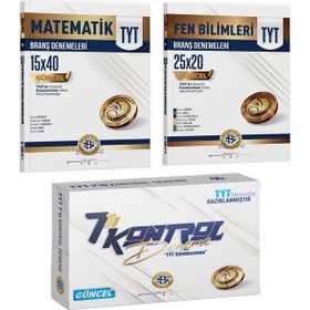 Akm Kitap Bilgi Sarmal TYT Matematik Fen Blimleri ve 7'li Kontrol Denemesi 3 Kitap Set