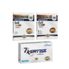 Akm Kitap Bilgi Sarmal TYT Matematik Fen Blimleri ve 7'li Kontrol Denemesi 3 Kitap Set