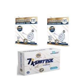 Akm Kitap Bilgi Sarmal TYT Matematik Fen Blimleri ve 7'li Kontrol Denemesi 3 Kitap Set