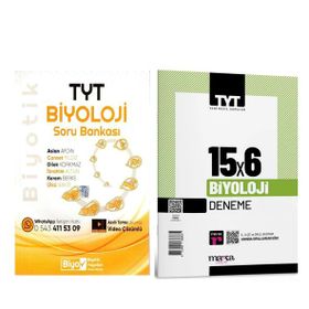 Akm Kitap - Biyotik TYT Biyoloji Soru Bankası ve Marka Deneme Seti 2 Kitap