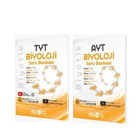 Akm Kitap Biyotik TYT ve AYT Biyoloji Soru Bankası Seti 2 Kitap